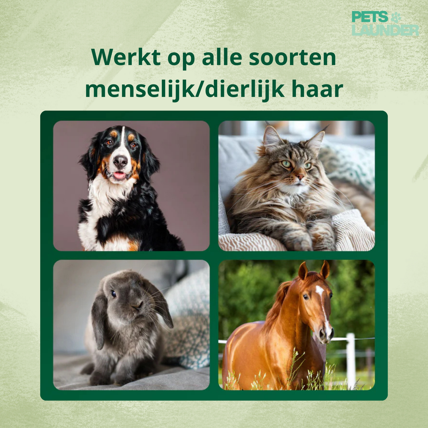 Huisdierhaar Oplosser voor de Was (2 Stuks) - Verwijdert Honden en Kattenhaar tijdens het Wassen