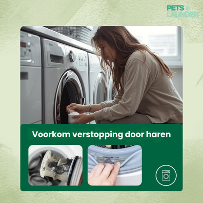 Huisdierhaar Oplosser voor de Was (2 Stuks) - Verwijdert Honden en Kattenhaar tijdens het Wassen